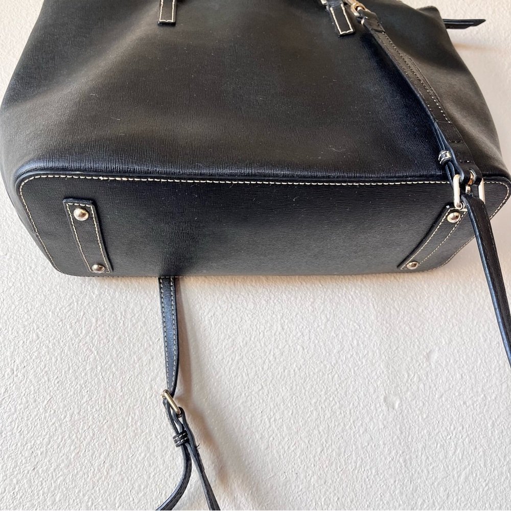 Dooney & Bourke Black Leather Purse - Picture 5 of 12